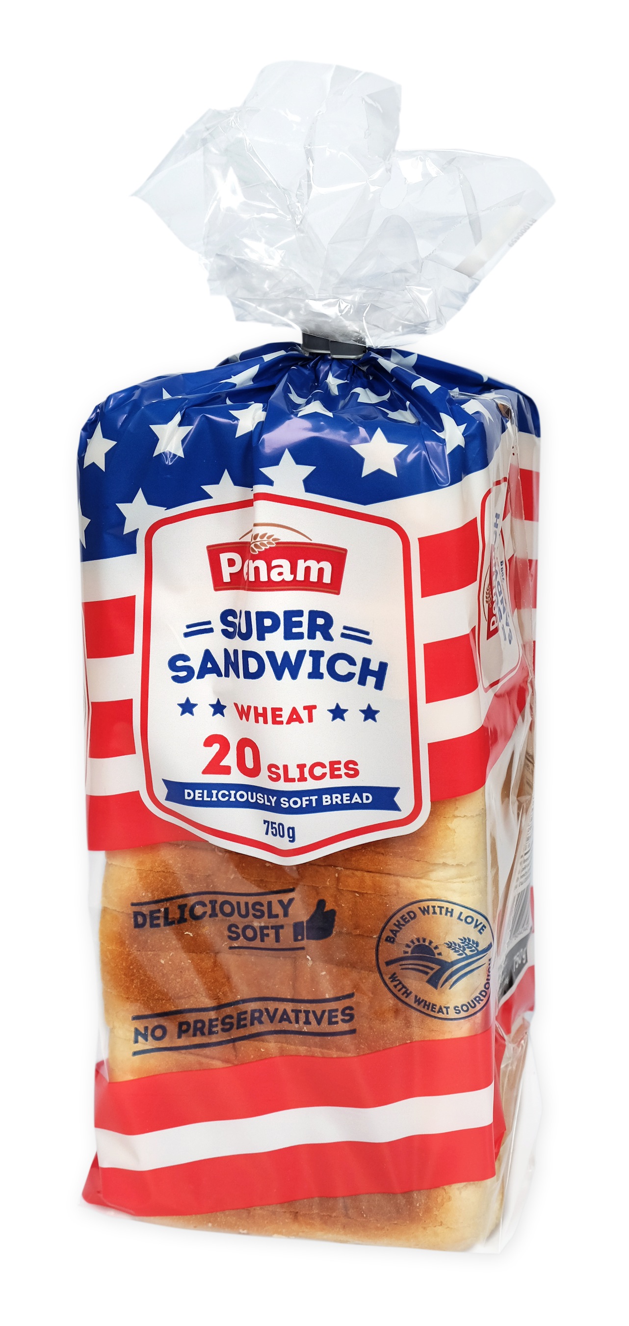 Sandwich US toast - světlý PENAM